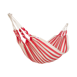 hamac coton bande marinera rouge bebe